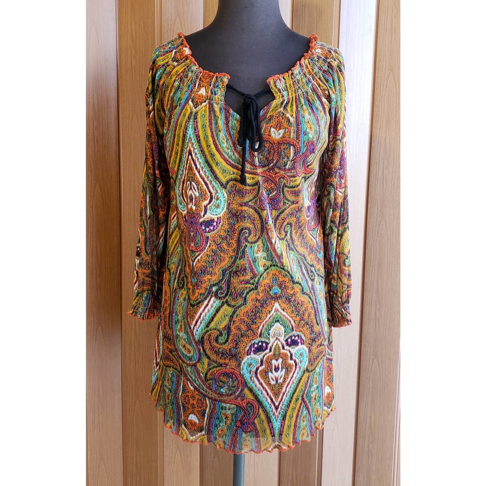 Jollie size small NWT colorful long sleeve tunic